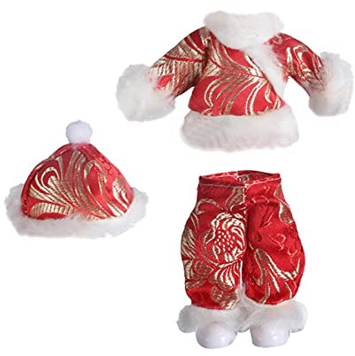 Baoblaze Handgefertigtes Puppenkleidungsset Puppenkleid Tägliche Kleidung für 17 cm Puppe Ob11 Puppenzubehör Kostüm, Hose