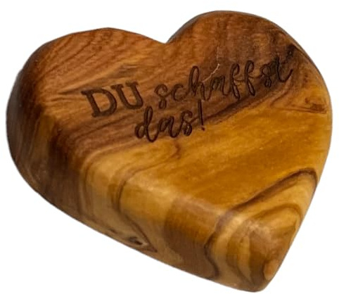 Handschmeichler aus Olivenholz DU schaffst das personalisierbar (ohne persönliche Gravur)