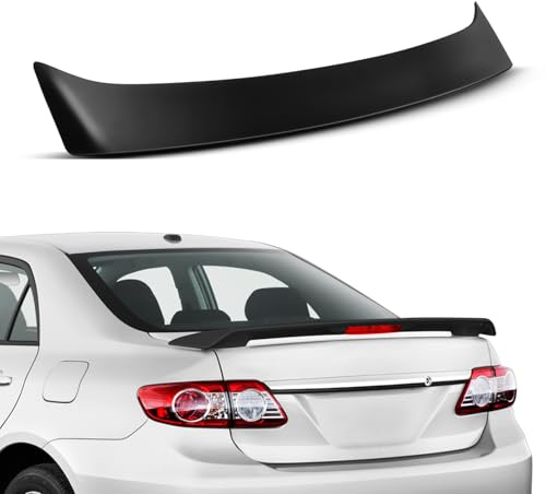 SCITOO Rear Spoiler Wing for Toyota Corolla 2003-2013,Trunk Lip Spoiler Wing k Rear Wing Bolt-on Mount