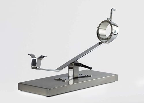 BRICOMIRAS JAMONERO BASCULANTE GIRATORIO CON BASE INOXIDABLE. SOPORTE JAMONERO IDEAL USO DOMÉSTICO Y PROFESIONAL (Inoxidable solo)