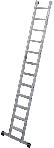 KRAUSE | Schwerlast-Anlegeleiter | 80 mm Alu-Stufen | bis 225 kg | 12 Stufen