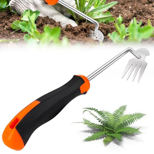 Unkrautstecher Mit Langem Stiel, Unkraut Entferner Gerät, Unkraut Stecher, Unkraut Entferner Kleine Harke Für Garten Balkon Gemüsegarten Gartenwerkzeug Unkrautjäter Mit Stiel