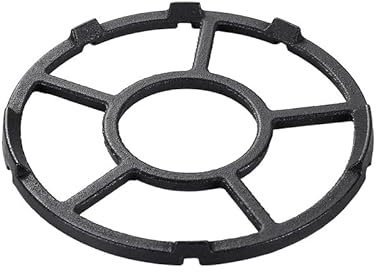 Softifund Cast Iron Trivet, Non Slip Wok Pan Support Rack Stand Pan Holder for Kitchen, Gas Ring Reducer for Gas Stove Hobs Coffee Pot Moka Pot