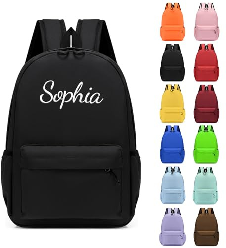 Generisch Personalisierte Rucksack Kinder, Rucksack Kleinkind mit Gestickt Name, Kinderrucksack für Mädchen Junge, Kinderrucksäcke Schulranzen Tasche für Kita Kindergarten Grundschule Vorschule