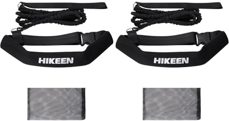 BOOSTEADY 2 Stück Premium Schwimmgurt für Pool – 3.6M Einstellbarer Schwimmgurt mit Widerstandsband für Kinder Erwachsene, Schwimmtrainer für effektives Training im heimischen Pool