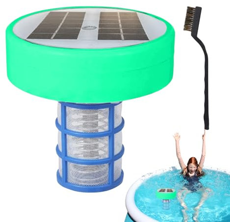 Solar-Pool-Ionisator, Solar-Wasserreiniger, Kupfer-Ionen-Poolreiniger, stabile Konstruktion, Kupferionisierung und UV-Filtration, 105 mm für Süß- und Salzwasser-Spas