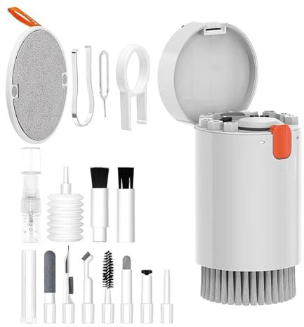 JUNNASALIKER Uppladdningsbara dammsugare 21-i-1 dator tangentbord skrivbord headset rengöringsborste set