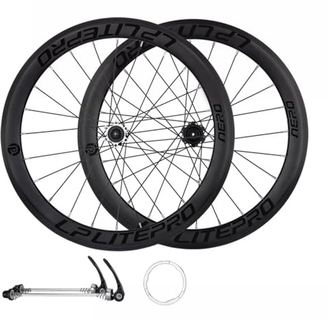 406 451 BMX-Radsatz 20 Zoll Faltradfelgen Vorne 2 Hinten 4 Lager Scheibenbremse + V-Bremse 100/135mm QR 8/9/10/11-fach-Kassette Presta-Ventile(406)