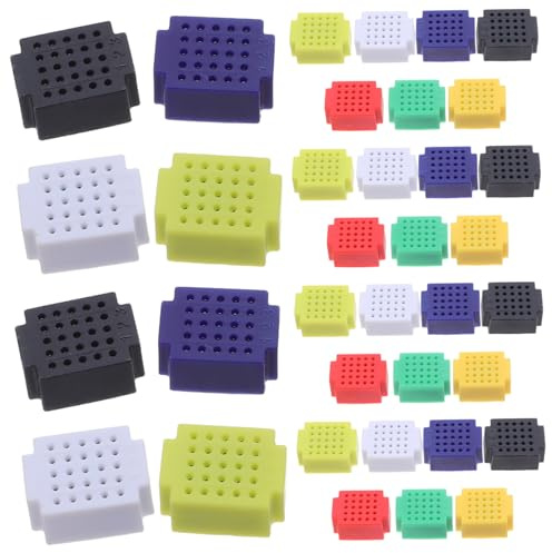 Carte de Soudure Mini sans Soudure 35 Pièces en Plastique | Tableau de Projet Électronique Vierge, Montage Compact, Performance de Circuit Stable pour Débutants et Garçon et Filles