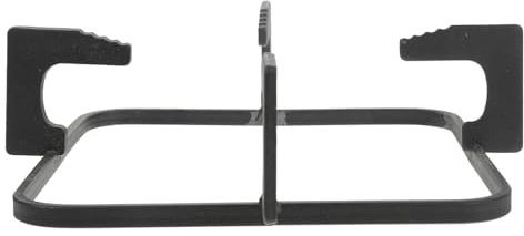 Warmhm Support pour Cuisinière à Gaz Fonte Noire Cadre Carré Antidérapant Accessoire Stable pour Cuisine Support Compact pour Poêles et Casseroles