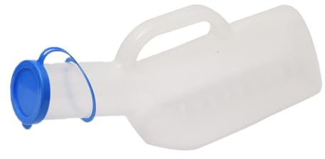 HEMOTON Large Capacity Urinal Pot Elderly Chamber Pot with Lid Thicken Plastic Material for Home Use Portable Patient Urinal for Elderly and Pregnant Women