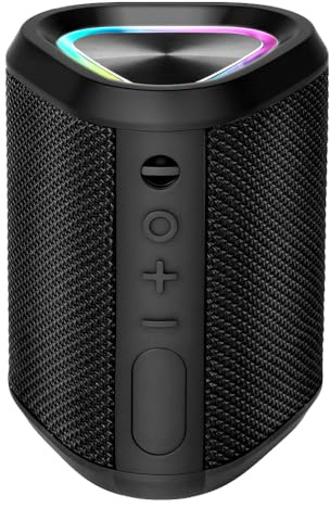 Adiwo Cassa Bluetooth Portatile Altoparlante BT 5.4, Accoppiamento TWS, IPX6 Impermeabile, Cassa Bluetooth Potente Portatile illuminazione RGB a 3 modalità per Viaggi, Sport, Feste, Ciclismo