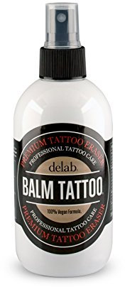 BALM TATTOO Tattoo Stencil Remover, zur sanften Entfernung falsch angebrachter Stencils auf der Haut, Stencil Schablonen Eraser 250 ml