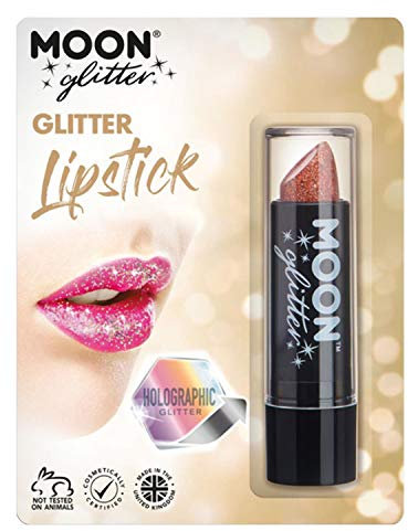 WOOOOZY Glitzer-Lippenstift holographisch, 5 g, rose-gold