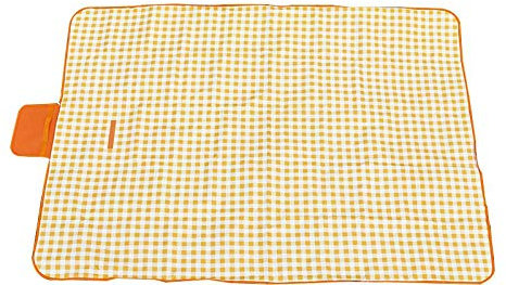 SlimpleStudio Strand-Matte Thermo isoliert Liegematte,Picknickmatte Feuchtigkeitsbeständige Matte Outdoor-Zubehör Strandmatte Picknicktuch für Picknick-Gelb_145x200cm