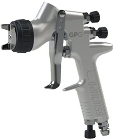 DeVilbiss DEV-905012 1.3, 1.5 & 1.8 mm GPG2 Cupped Aluminum GPG Gravity HVLP Gun Kit