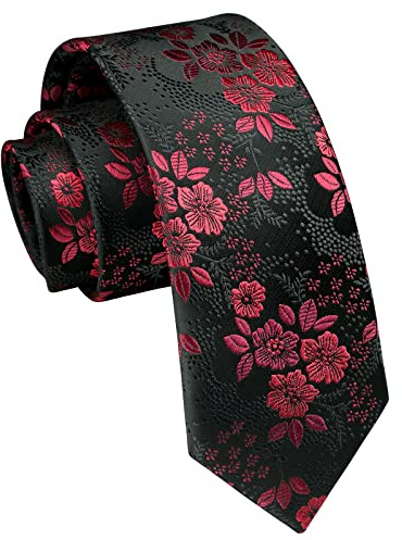 Enlision Schmale Herren Krawatte Klassische 6cm Krawatten für Formelle Hochzeit Business