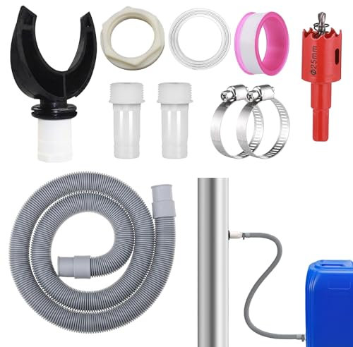 10 Stück Regenwassersammler Regensammler Regentonnen Verbindungsset Fallrohr Regensammler Regensammler für Fallrohre 100 Regendieb Regentonne Regenfass für Fallrohre mit Einem Innendurchmesser 100 mm