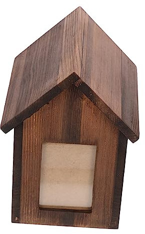 FRCOLOR Haustiergedenkurne Aus Holz Für Katzen Und Hunde Personalisierbare Tierurne Liebevoll Gestaltete Aschenbox Für Verstorbene Haustiere Elegantes Design Für Gedenkstätten