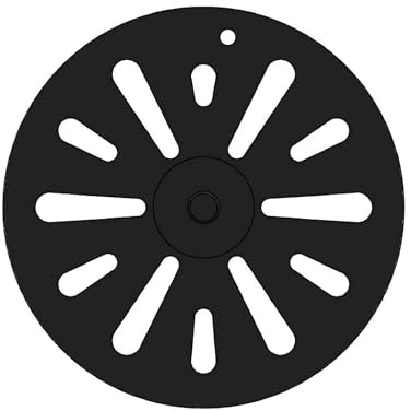 Kaminrost - Passend für GKT Kaminöfen inkl. Modellübersicht - Ascherost Kamin aus massivem Stahl - feuerfest & hitzebeständig - Kaminrost Feuerrost Kaminofen Rost [Ø 175x10 mm]