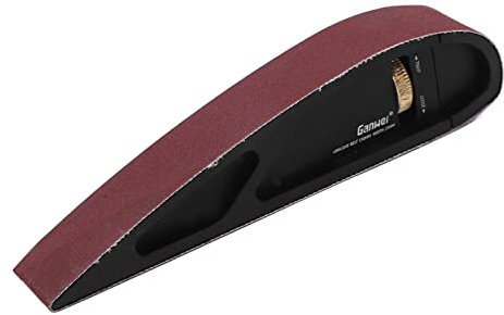 ANKROYU Sandpaper Holder, Aluminum Alloy Manual Sanding Polisher, Adjustable Multifunctional Manual Sanding Block, Curved Hand Sander for Woodworking (Sandpaper Holder)