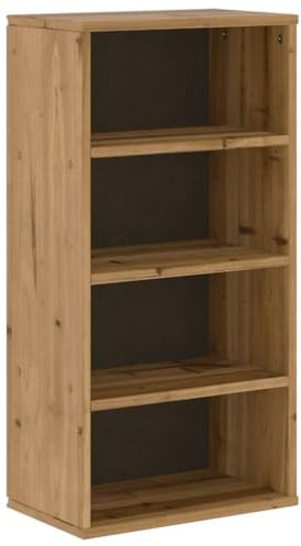 vidaXL Beistellschrank ODDA 40x24x79 cm Massivholz Kiefer, Schrank, Aufbewahrungsschrank, Flurschrank, Sideboard, Küchenschrank, Wohnzimmerschrank