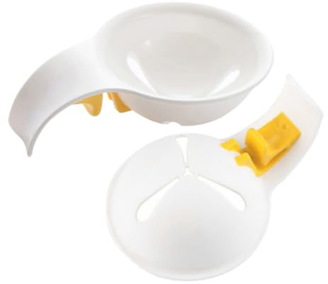 Cabilock Separatore Di Albumi in Silicone Per Cucina 2 Pezzi Separatori Di Tuorlo Separatore Di Proteine ​​del Tuorlo Strumento Per La Separazione Degli Albumi Del Tuorlo