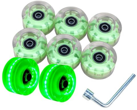 Hrtyvhin Rollschuhe Skate Rad Leuchte Rad Quads Roller Skate Rad Doppelreihe Skateboard Quads Skate Ersatzrad