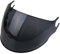Visiera Casco Moto per OF562,Visiera per Casco,Sostituzione della Visiera della Lente del Casco del Parabrezza del Motociclo per Il Casco Viso Aperto (Nero)