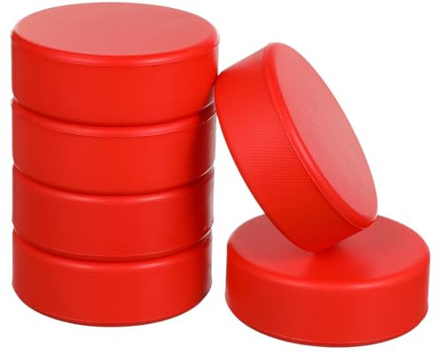 TOYANDONA 6stücke Schaumstoff-Hockey-Pucks Spielzeug Für Leichte Trainingspucks Für Indoor-Spiele Weiche Eishockey-trainingsbälle Hockeyzubehör Für Verschiedene Altersgruppen