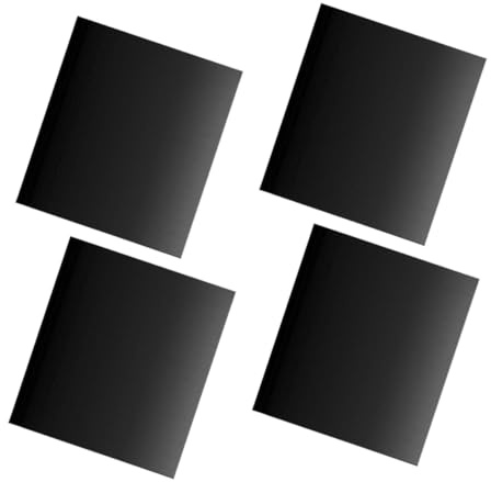 HANABASS 4 Pièces Tapis de Cuisson Réutilisables Adhésifs pour Four Électrique Gaz Résistants Chaleur Faciles à Nettoyer Idéaux pour Barbecue et Pâtisserie