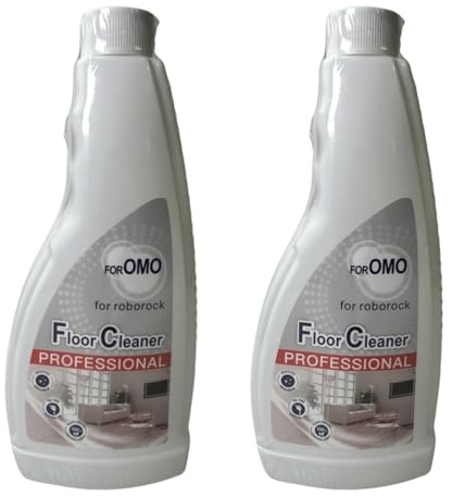 2 Pieza 480mL Líquido Limpiador De Suelos Compatible Con Roborock S8 Pro Ultra/S8/S8+/Q5/Q7 Series/S7 Max Ultra/S7MaxV Plus