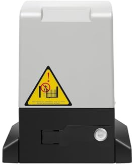 550W Motorización Puerta Corrediza,1200KG 240V AC Motor Puerta Corrediza Eléctrica Automática, Sensores Infrarrojos 2 controles remotos, Adecuado para puertas de acero inoxidable hierro madera vinilo