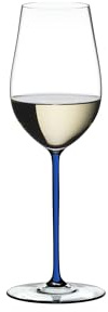 RIEDEL FATTO A MANO BY Riesling/Zinfandel - Dunkelblau - Einzelpackung, Weinglas, Kristallglas, Spülmaschinenfest - 4900/15D