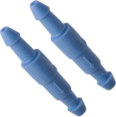 2 X New UNIVERSAL WINDSCREEN WASHER SCREENWASH IN LINE PIPE JOINER CONNECTOR 4MM