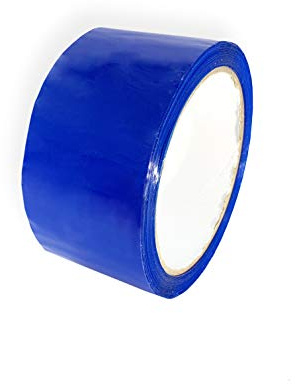 Ruban adhésif d'emballage bleu, Tout usage en polypropylène, 48 mm x 66 m