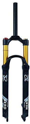 BESTSL Forcella Ammortizzata Ad Aria MTB, 26 27,5 Sospensioni da Ciclismo da 29 Pollici Mountain Bike Forcella Anteriore Ammortizzatore per Bicicletta, Corsa 120mm 9mmQR,Straight Hand,29