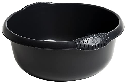 #11 1x Schüssel rund schwarz 7L 32cm Spülschüssel Kunststoff Spüle