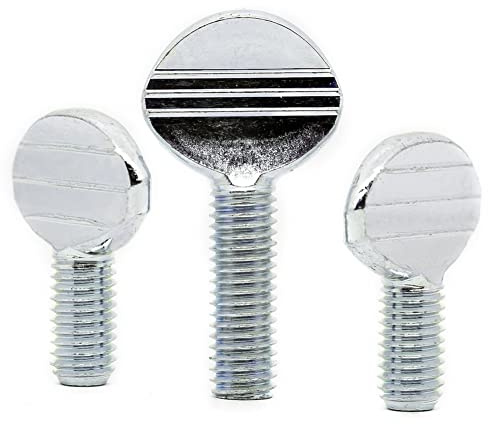 Lot de 10 vis papillon M5 (5 mm x 30 mm) en acier au carbone AN264