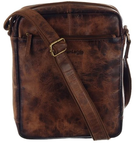 Greenland Nature Mascu & Line Umhängetasche Leder 27 cm