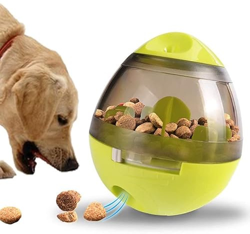 Jouet pour Chien Distributeur de Croquettes pour Chien Balle de Nourriture pour Animaux Facile à Nettoyer Balle Friandise de Chien Distributeur Croquettes pour Chien et Chat Boule de Nourriture