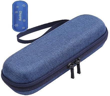 Astuccio Termico Per Insulina, Con 2 Impacchi Di Ghiaccio Custodia Da Viaggio Per Dispositivo Di Raffreddamentoborsa Termico Organizzatore Per Diabetici Per Conservare Insulina E Farmaci ( Color : Blu