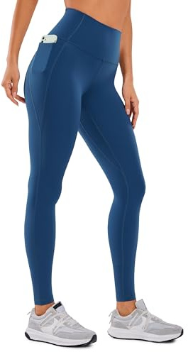 CRZ YOGA Donne Butterluxe Allenamento Ghette 71cm - A Vita Alta Leggings con Tasche Buttery Soft Nave Francese 42