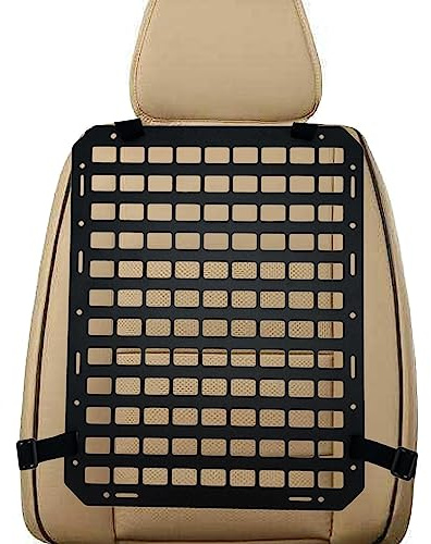 MEZITZ Pannello rigido, organizer universale per sedili posteriori auto, accessori per pannelli di immagazzinaggio, scaffalatura, porta attrezzi tattici, porta sacchetti, attrezzi