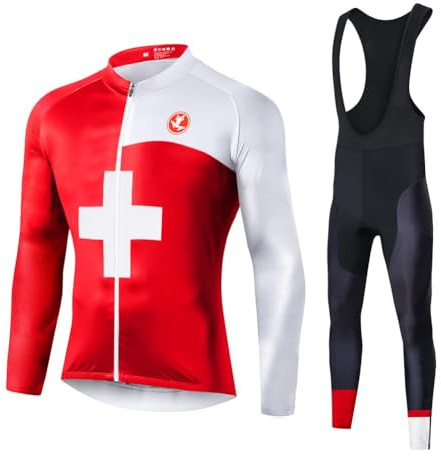UGLY FROG Radkleidung Langärmelige warme Herren Wollfutter Radhose mit Kissen 20D Gel 77ITHZR1010