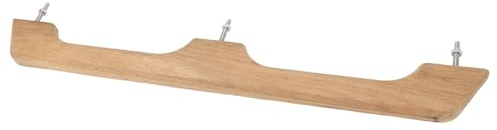 Pasamanos de Teca, 2 Bucles, 22 Pulgadas, Mango de Agarre de Madera Resistente a la Putrefacción para Barcos, Pasamanos de Madera para Barcos, Barcos, RV, Barcos, Barra de Agarre