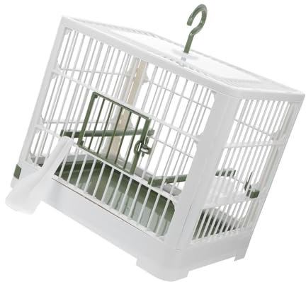 BUGUUYO Faltbarer Papageien-reisekäfig Mit Ständer Und Abnehmbarem Tablett Leichter Tragbarer Vogeltransportkäfig Für Wellensittiche Nymphensittiche Und Kleine Vögel