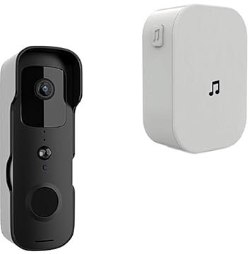 ZXFNVXC Smart Home WiFi Outdoor Wireless Door Bell Waterproof Battery Intercom Speaker Phone Camera Easy Installation (Size : Option 5) (Option 4)