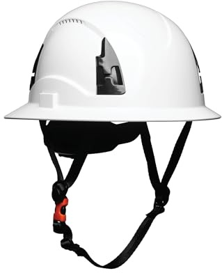 Malta Dynamics APEX Safety Helmets – Type 2 Class C Safety Hard Hat, Full Brim, Vented, Rated for Top, Front, Back, and Side Impact, OSHA and ANSI Compliant (White)