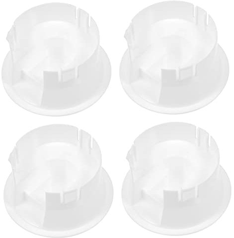 VINTORKY 4pezzi Coperchi per Caraffa Resistenti in Bianco Tappi per Brocche d Acqua Facilmente Installabili e Anti-residui Accessori Casa e Ristoranti